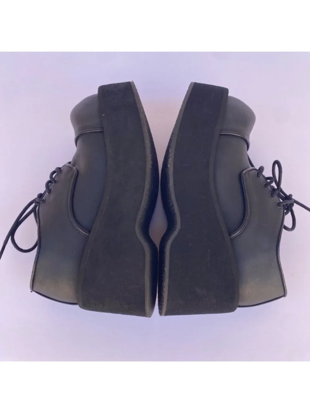 Demonia Dank Platform Creepers Shoes Black